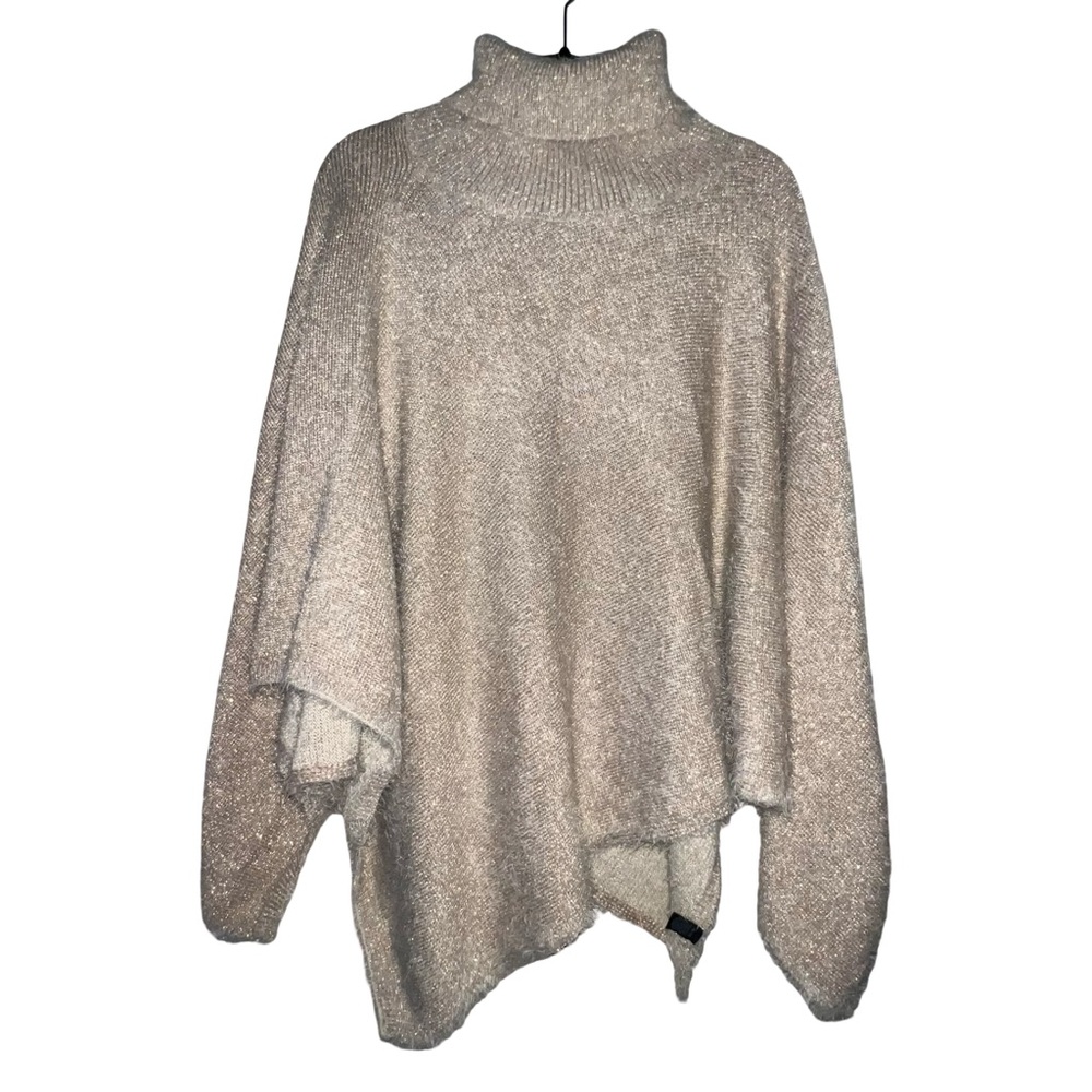 Beige and Gold Poncho